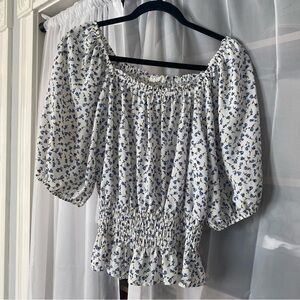 Sienna sky blouse